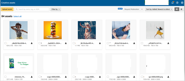 Amazon Creative assets