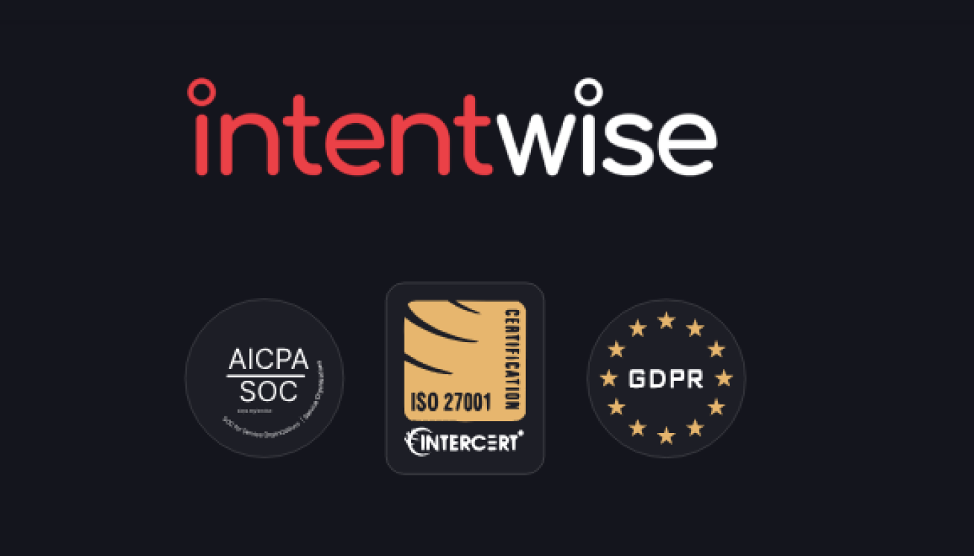 Big news: Intentwise achieves GDPR compliance