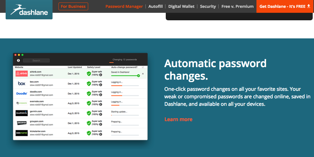 dashlane password manager
