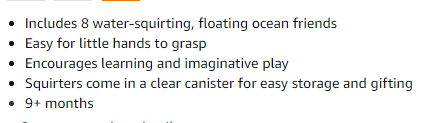 amazon optimized product bullet points