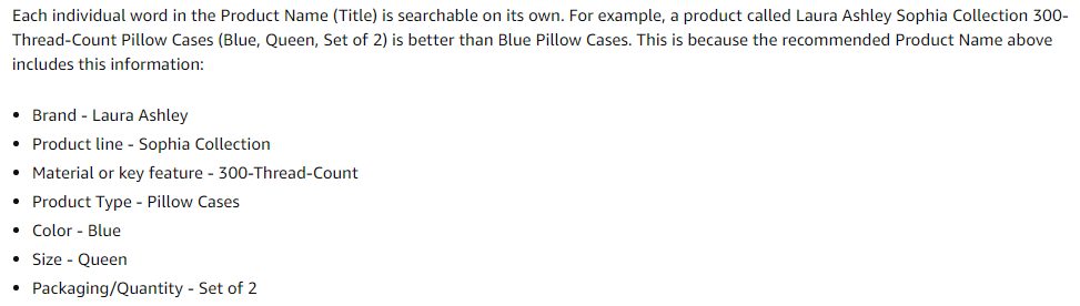 amazon optimized product listing title