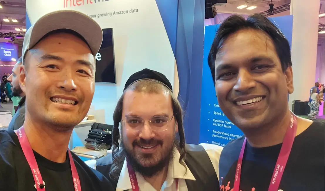 Picture of the Intentwise team at Amazon Accelerate 2024