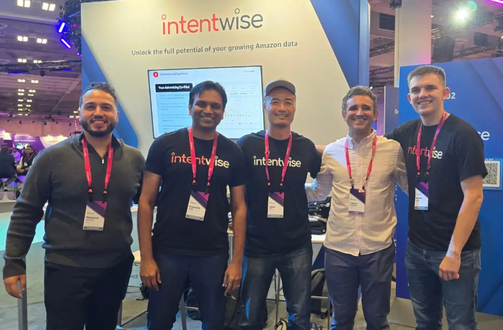 Picture of the Intentwise team at Amazon Accelerate 2024