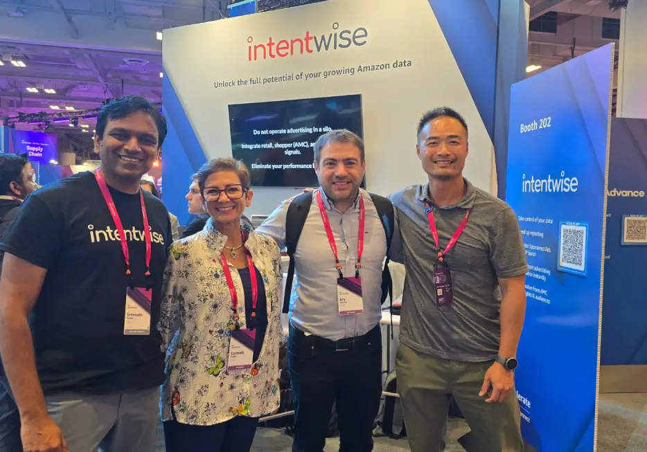 Picture of the Intentwise team at Amazon Accelerate 2024