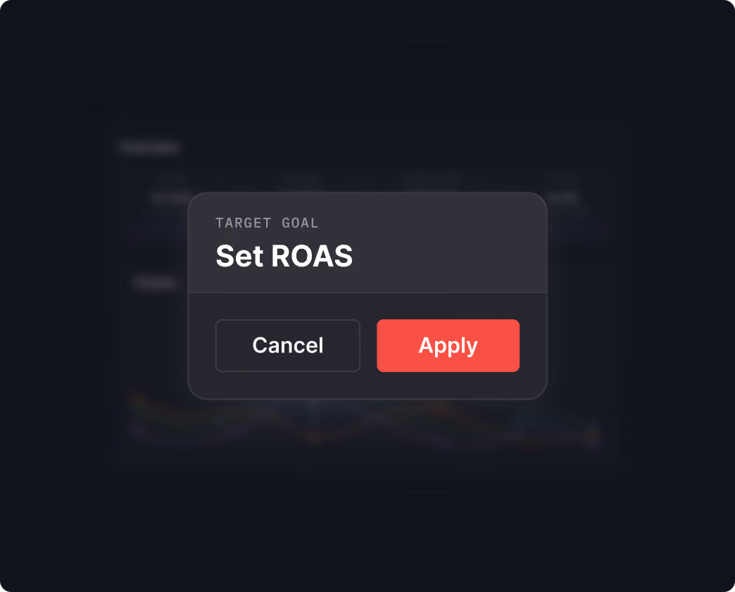 Four abstract icons on a dark background: intertwined geometric shape, radiating lines starburst, four-point star, and two overlapping curved rectangles.