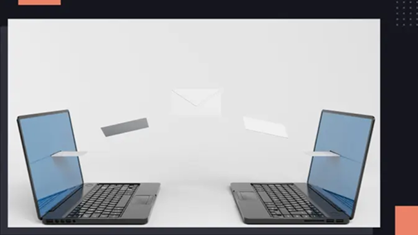 Two systems connected by an API
