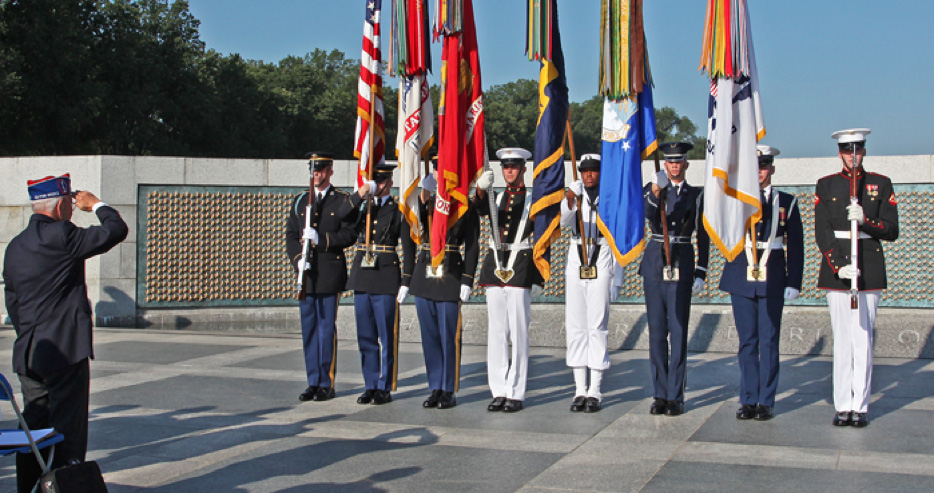Terry Shima at WWII Memorial