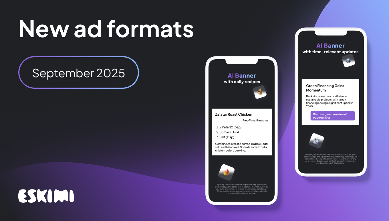New ad formats: AI-powered dynamic ads