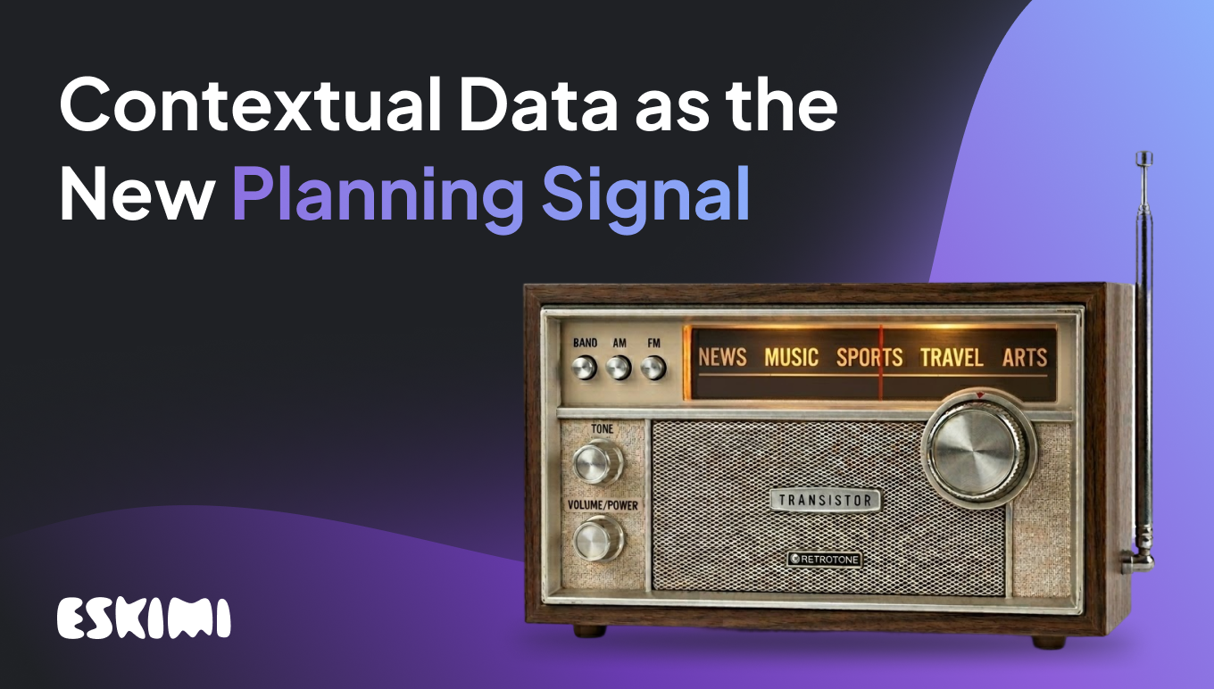 Contextual Data as the New Planning Signal