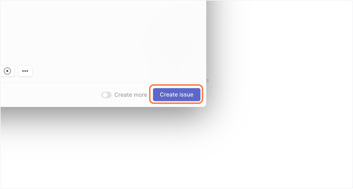 Click on Create issue