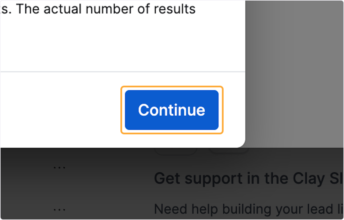 Click on Continue