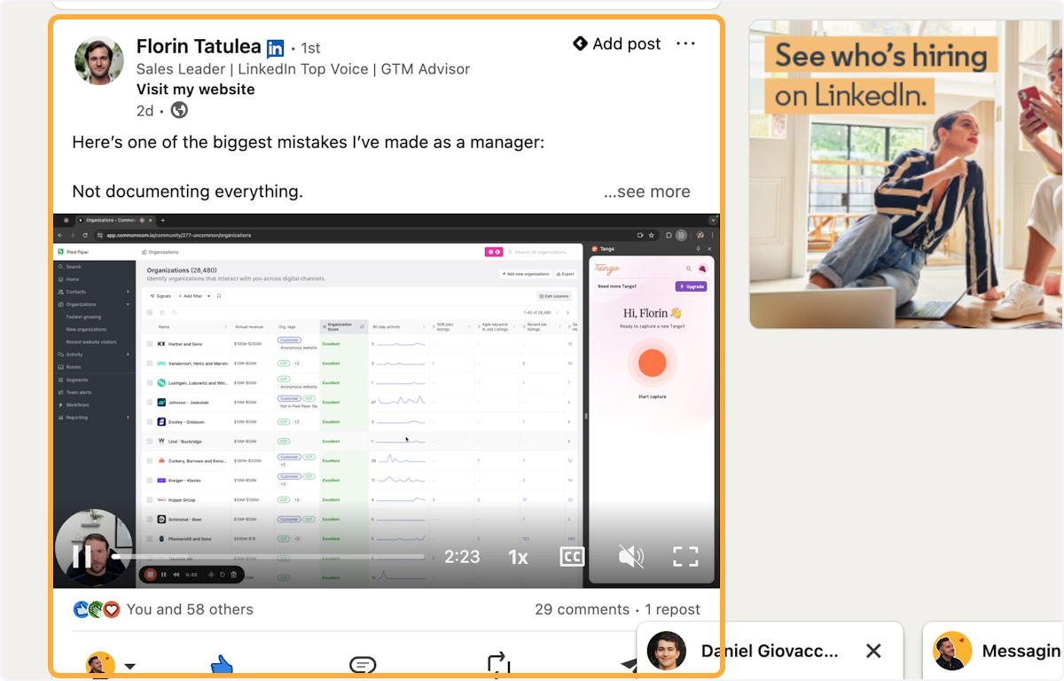 Now you can see posts which include videos and were posted in the past week.