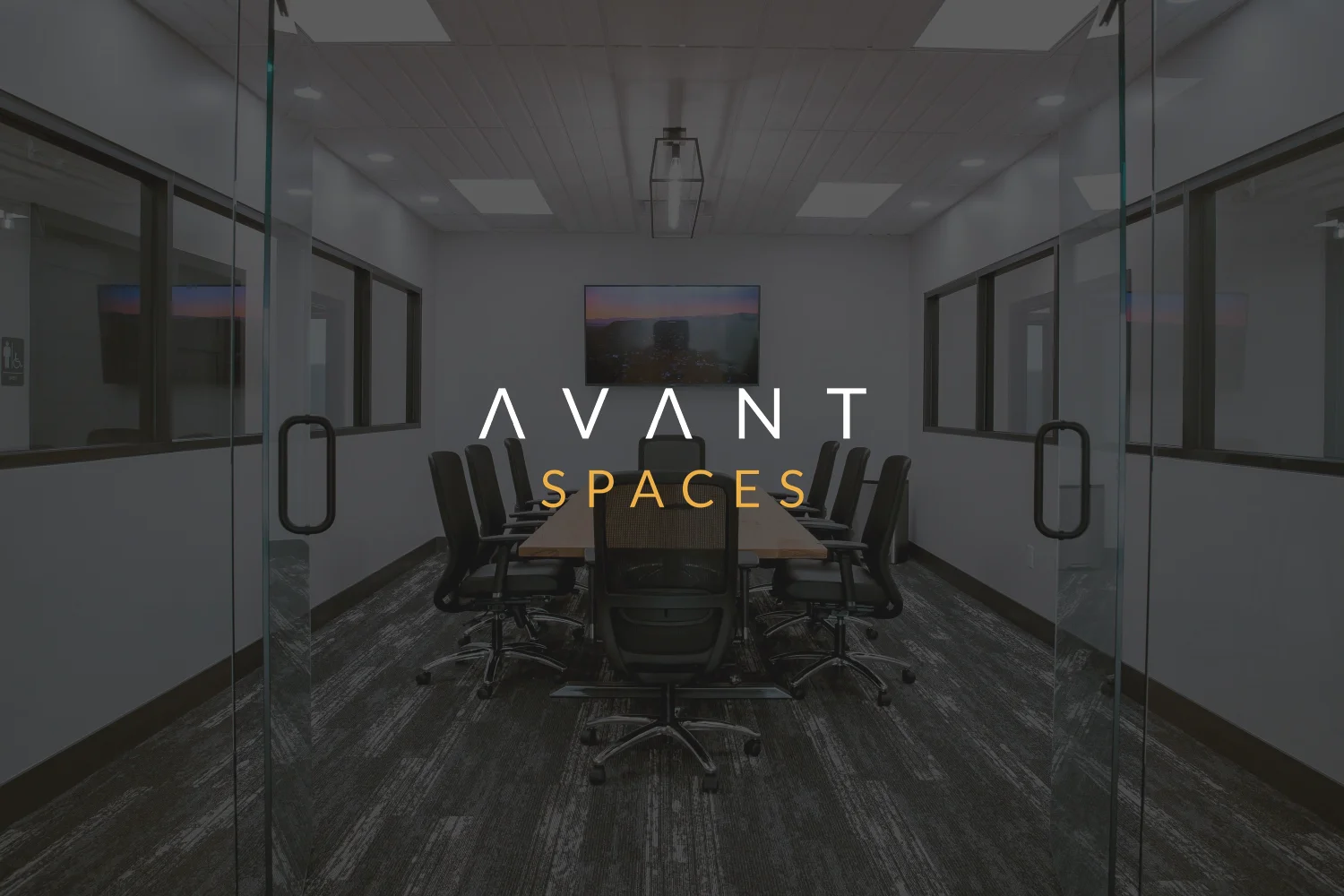 A professional conference room with natural light and modern furniture, perfect for startup meetings - first office for