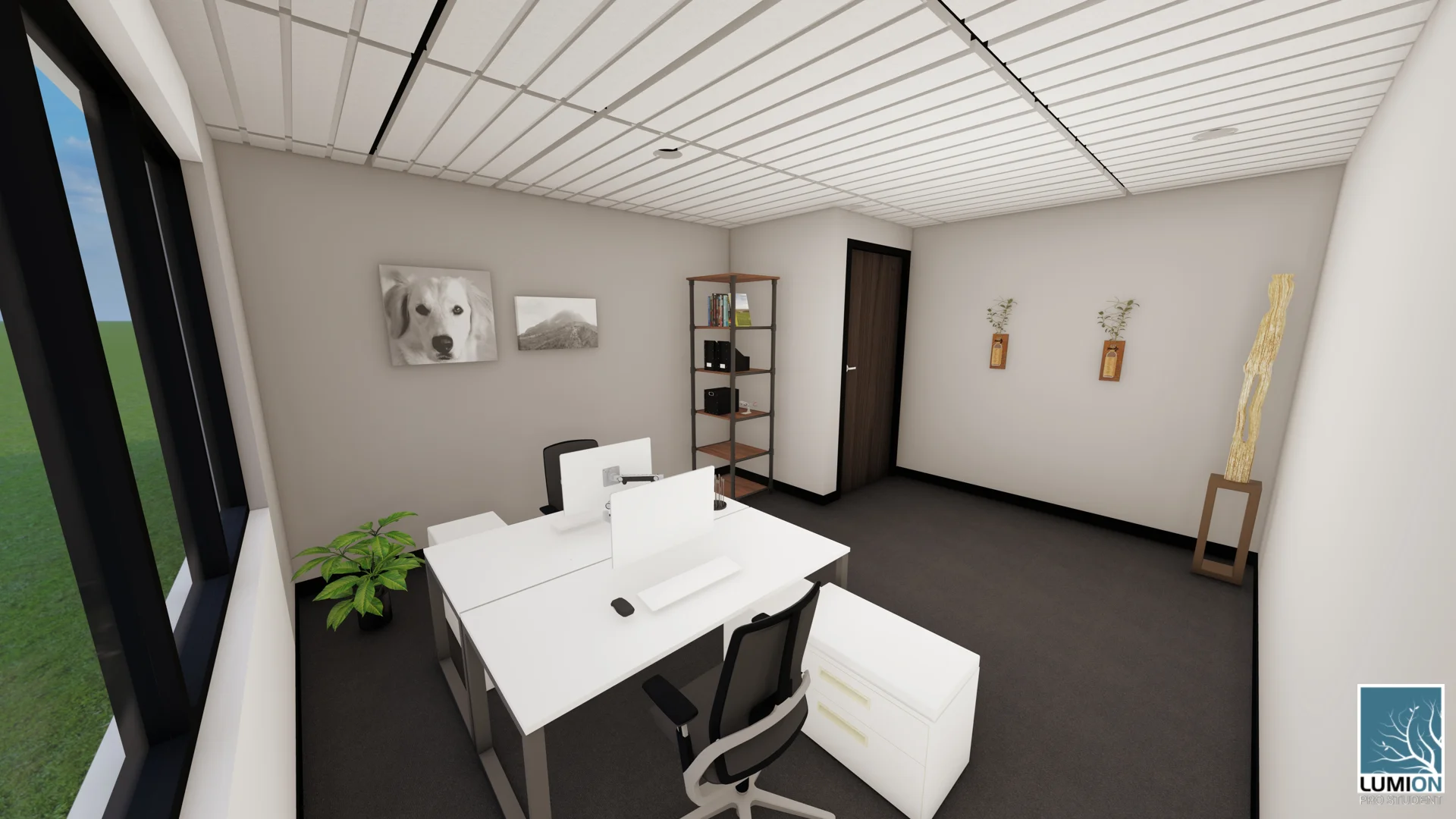 An entrepreneur in a sunny Omaha office reviewing business registration documents - growing a small business in omaha