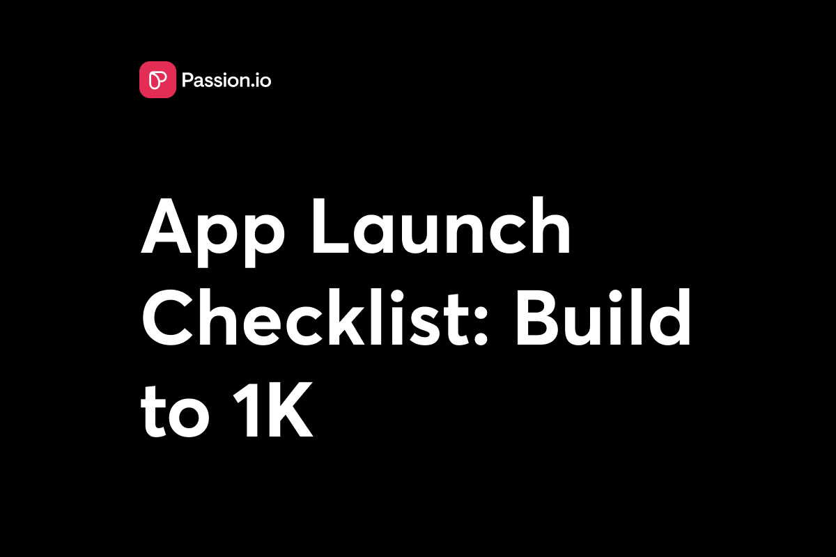 app launch checklist