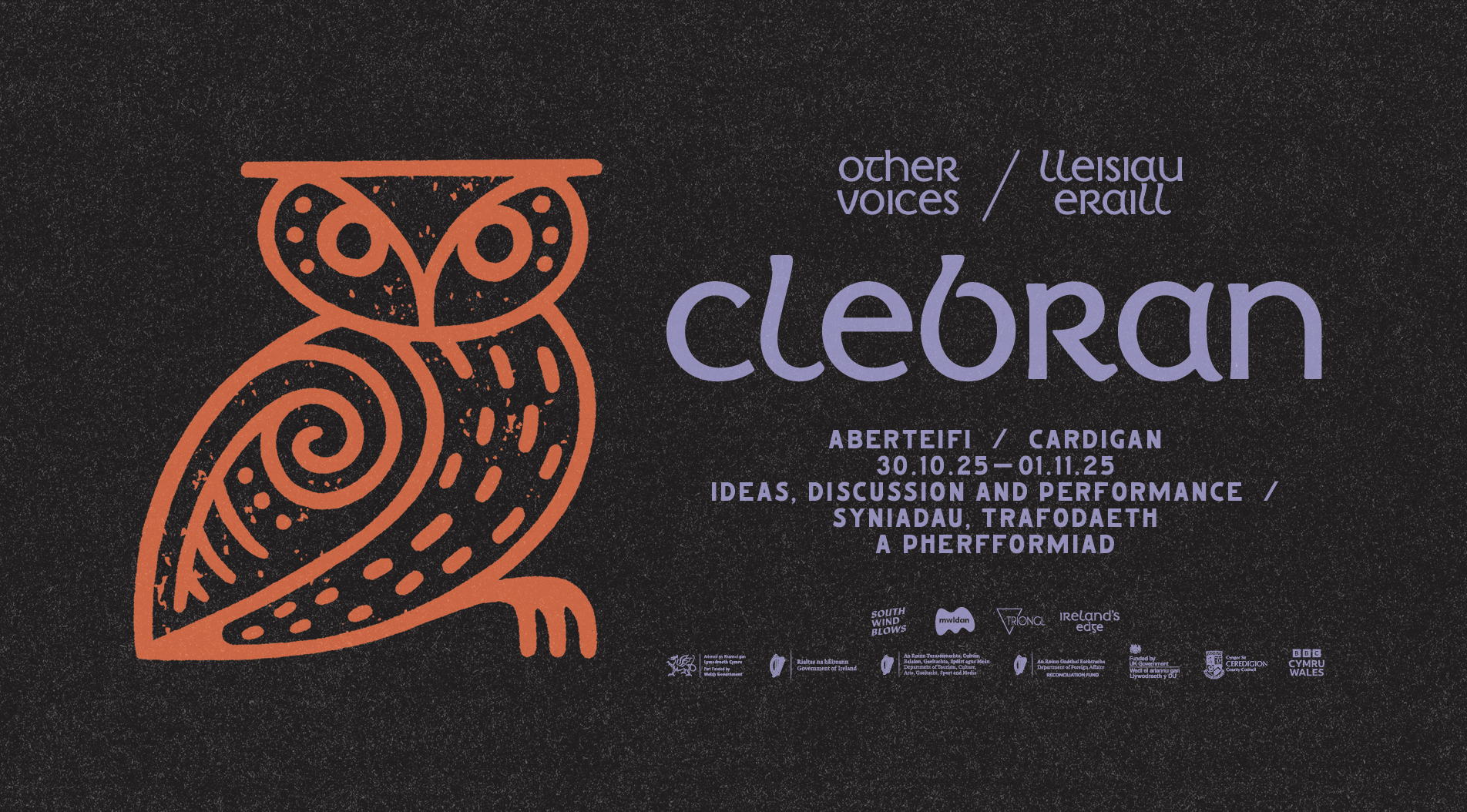 First Speakers Announced as Clebran Returns to Cardigan!