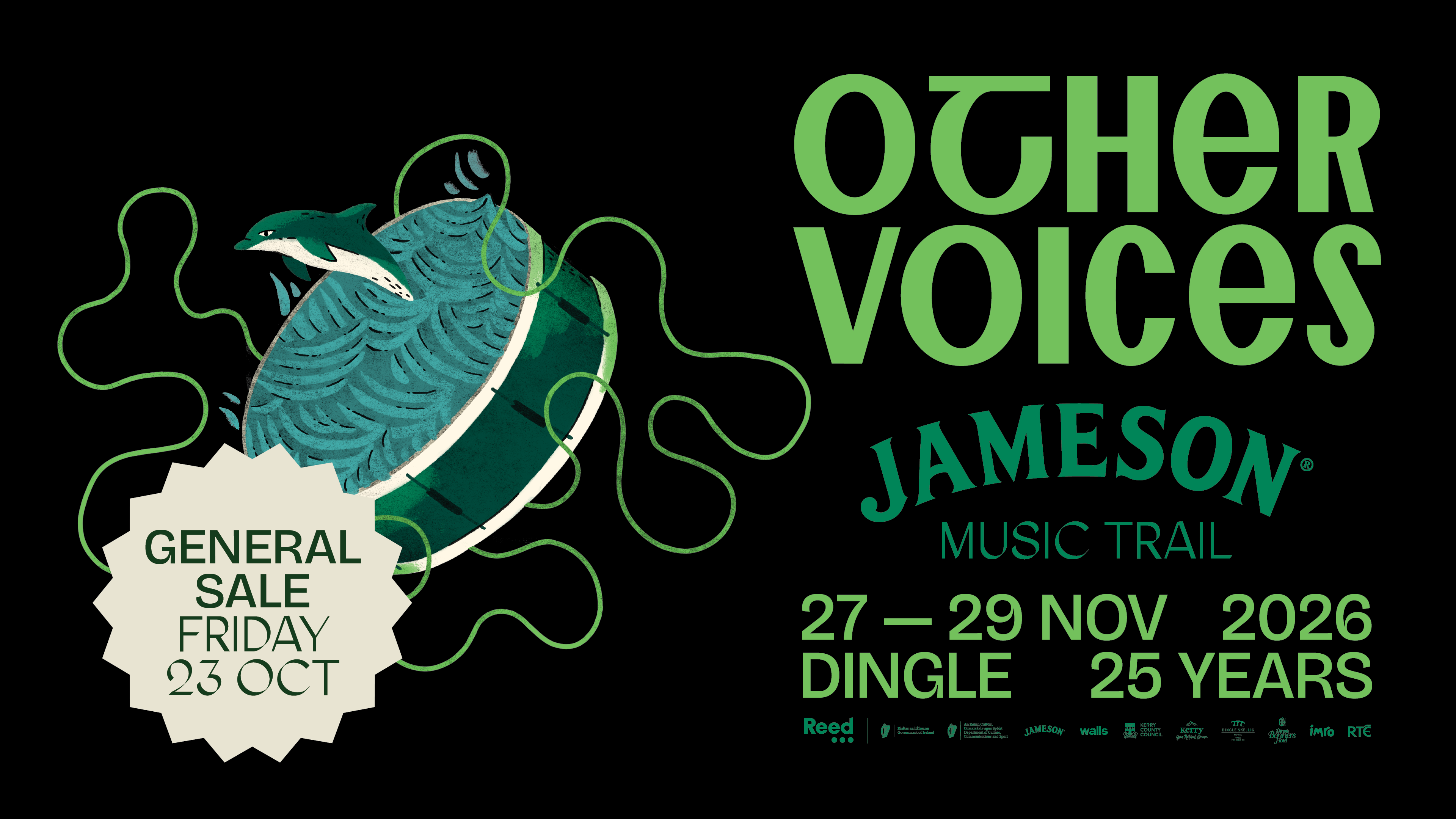 Other Voices Jameson Music Trail: Tickets on sale 23 October