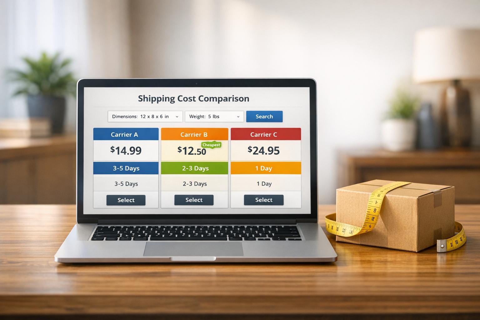 Shipping Cost Comparison Tool Online
