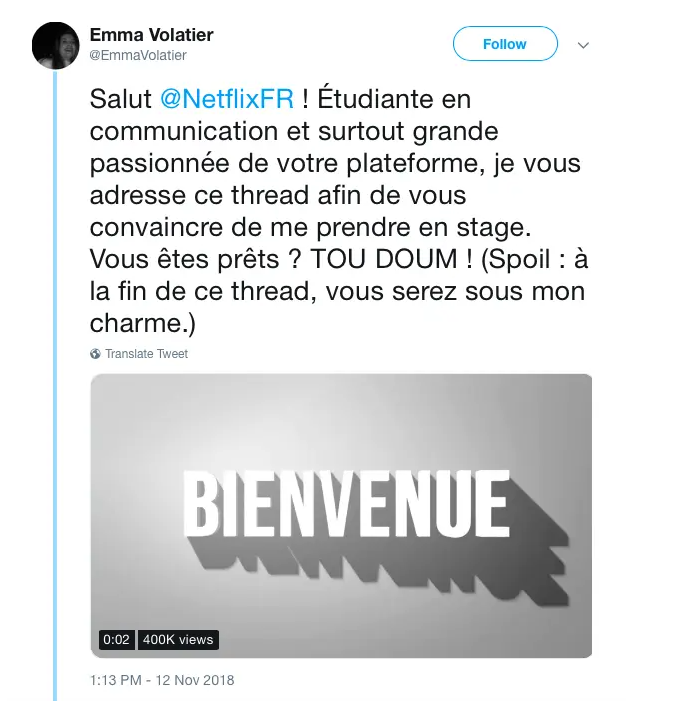 Texte graphique en gras "BIENVENUE" avec une ombre dimensionnelle