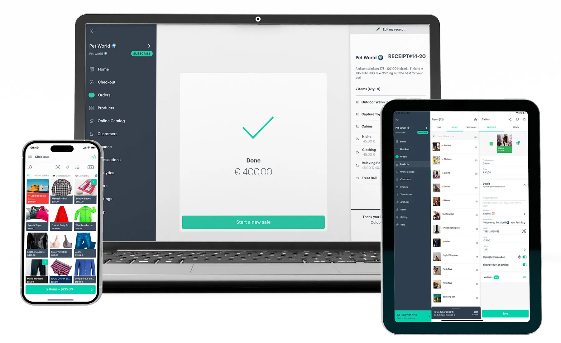 Kyte inventory system