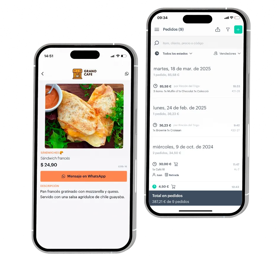 Pedidos en línea por WhatsApp