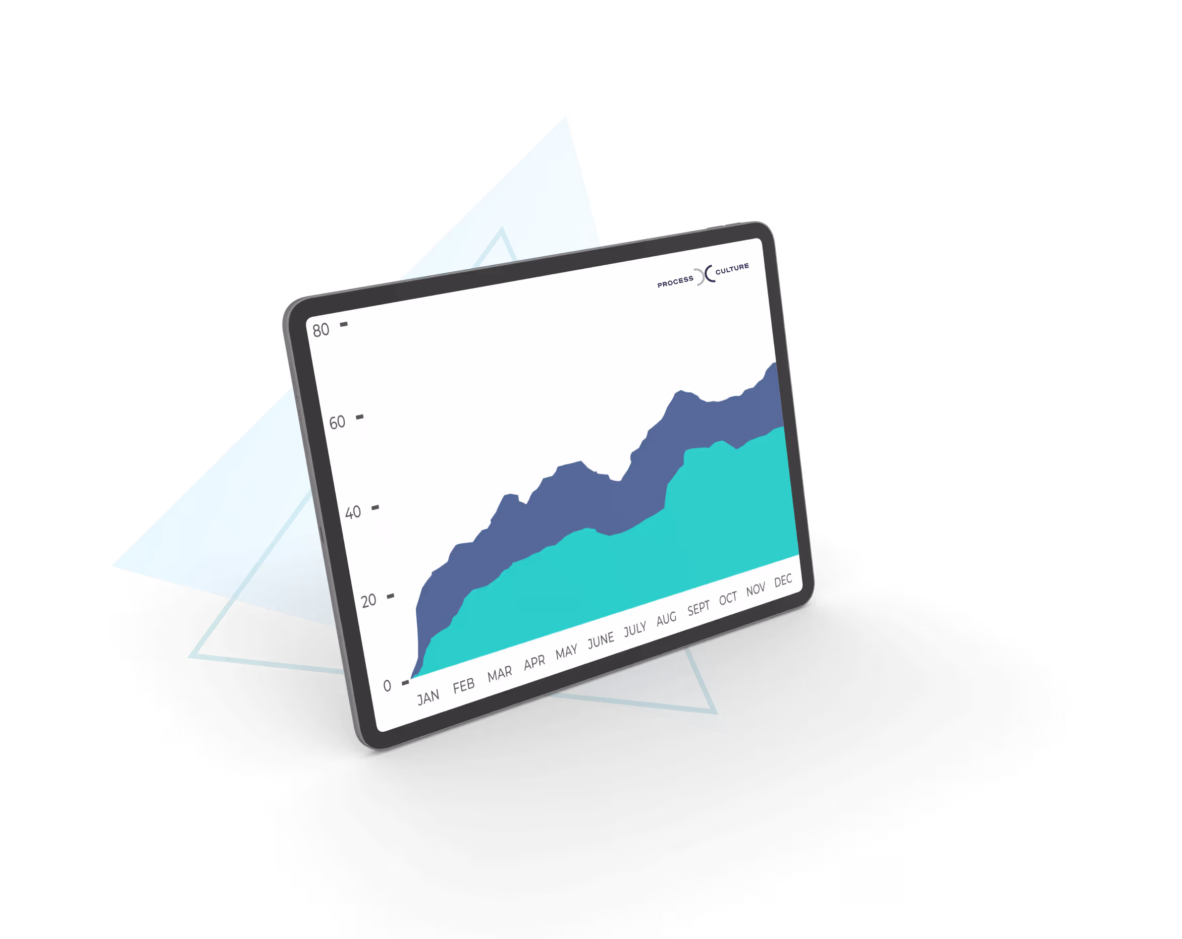 Table graphic with rows and columns, abstract design.