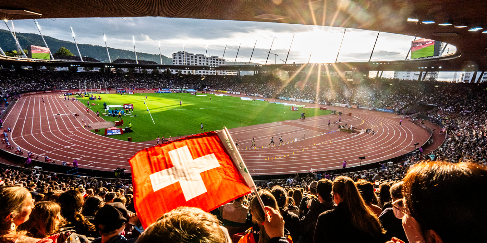 Zurich Diamond League world-class track and field event trip for Gracefull Running Camp Moritz participants