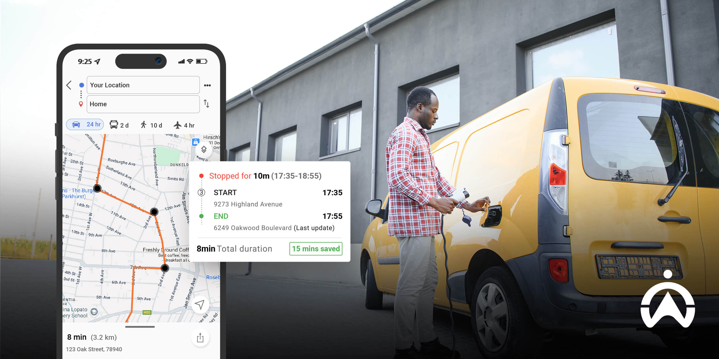 Smart navigation for electric vehicle route optimisation
