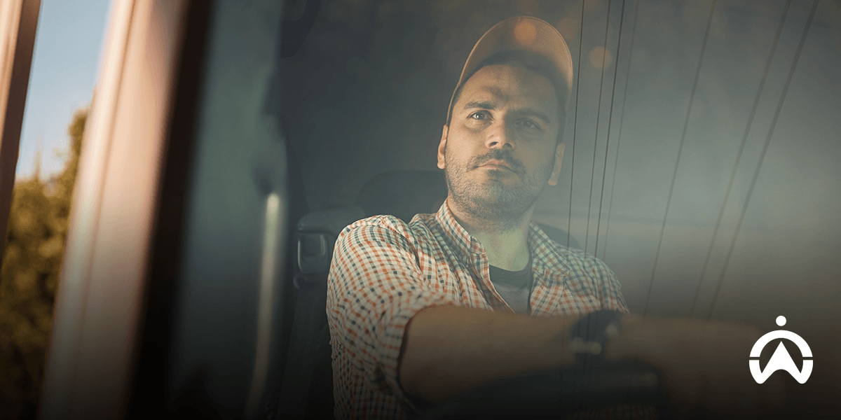Fleet driver operating a vehicle on the road, illustrating how fleet operators in South Africa protect vehicles against theft and hijacking using telematics