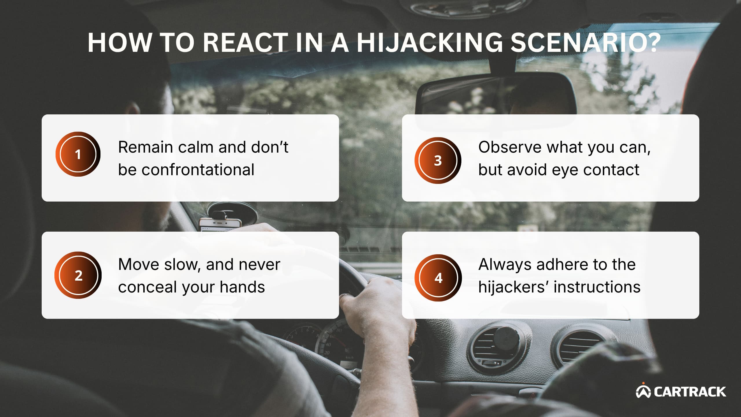how to react in a hijacking scenario
