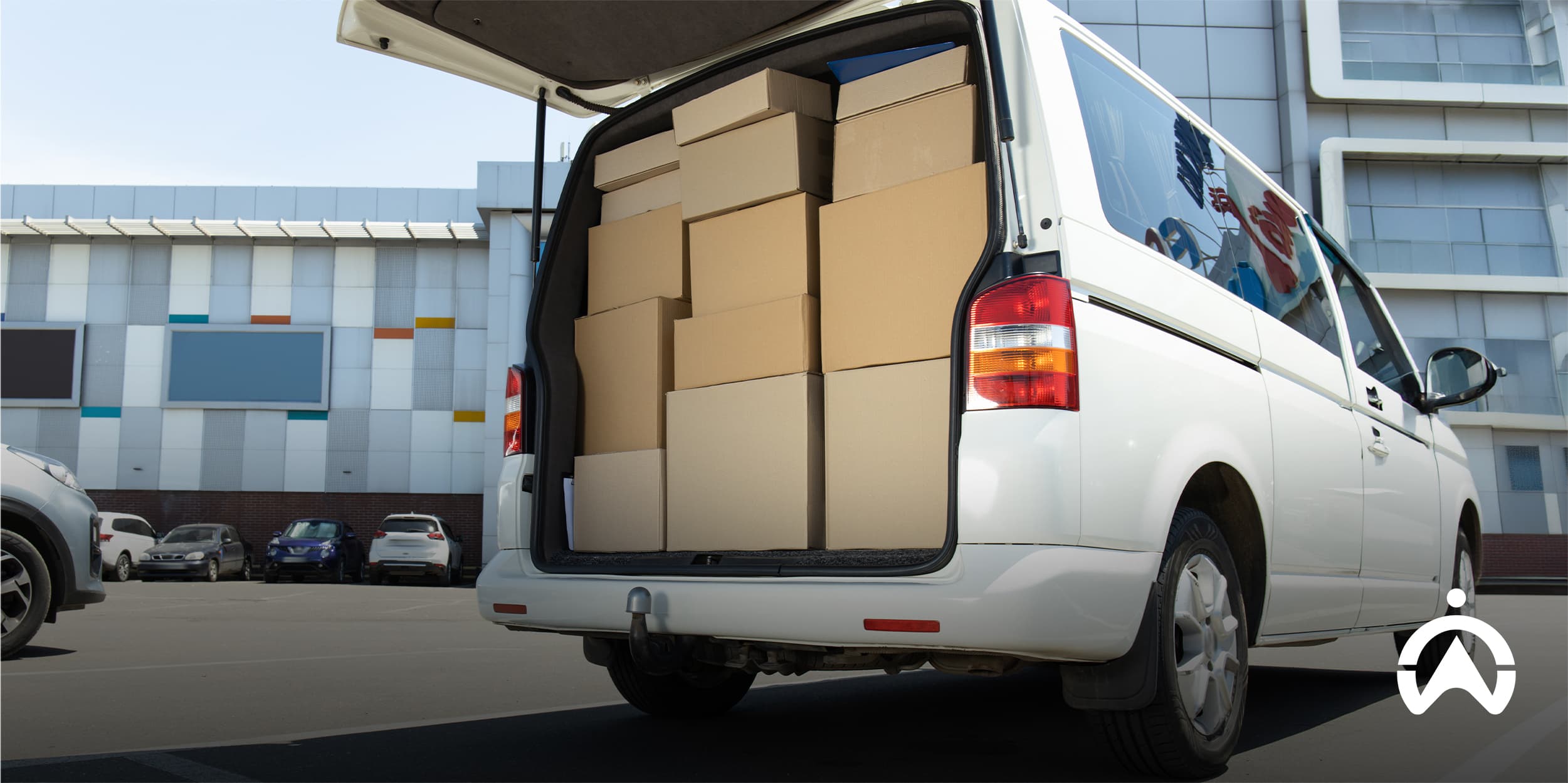 Delivery van loaded with packages, highlighting how delivery companies can improve customer satisfaction through efficient deliveries.