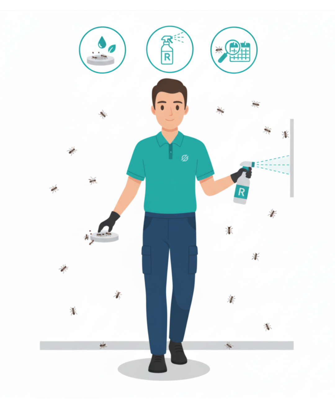 Como matar a las hormigas