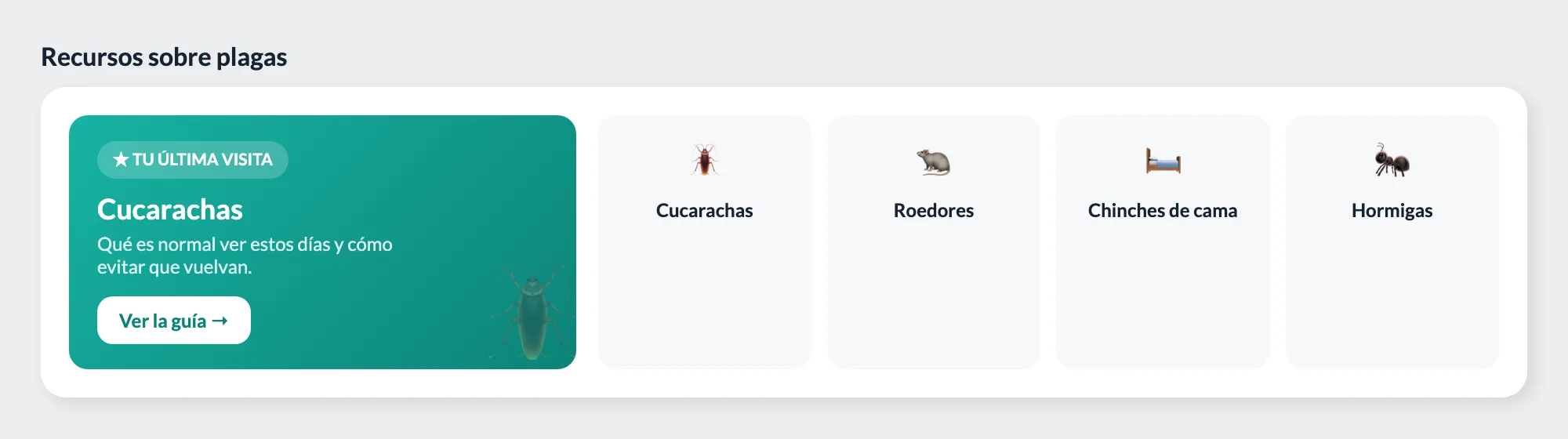 Guías de plagas