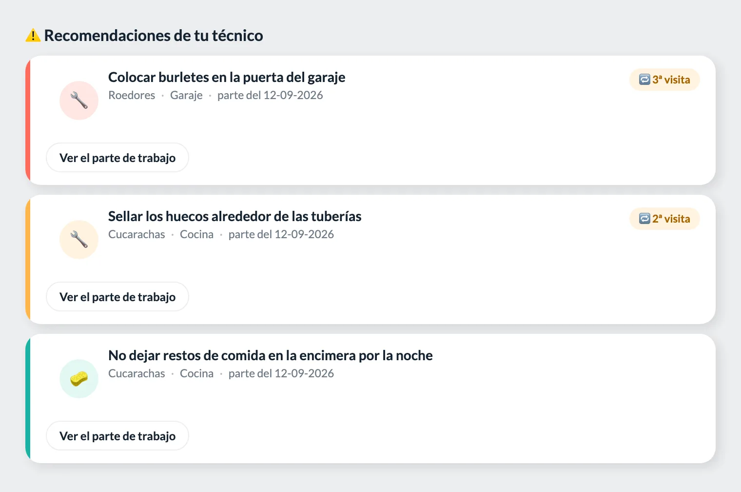 Lo que te recomienda tu técnico