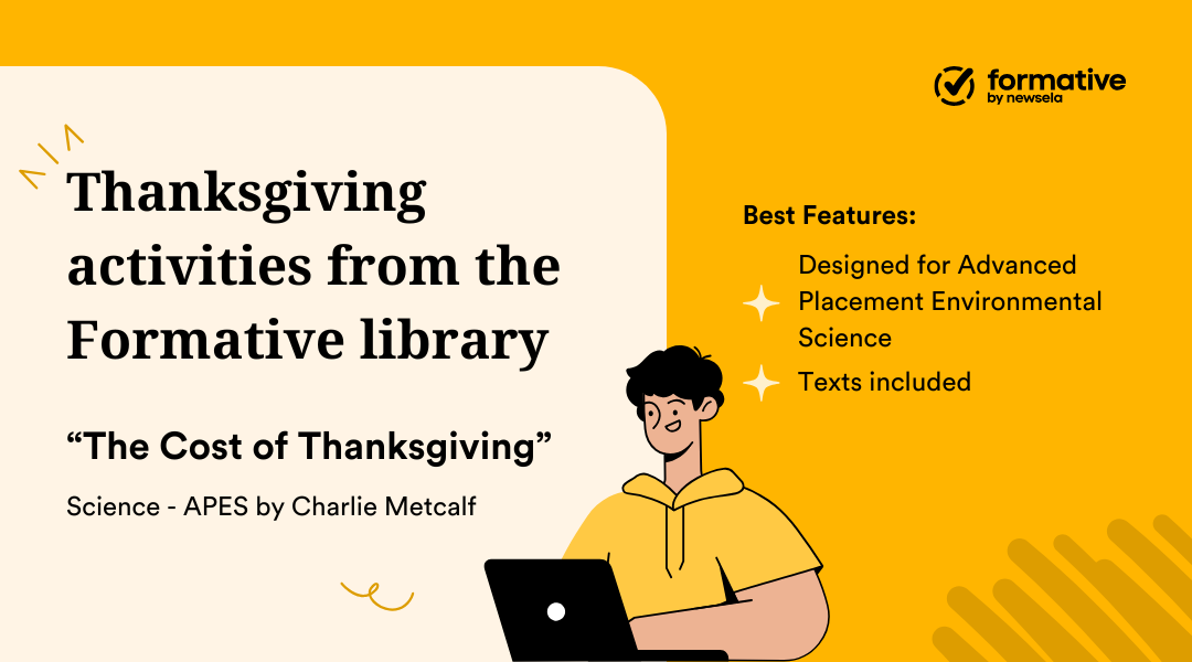 The Cost of Thanksgiving Activity