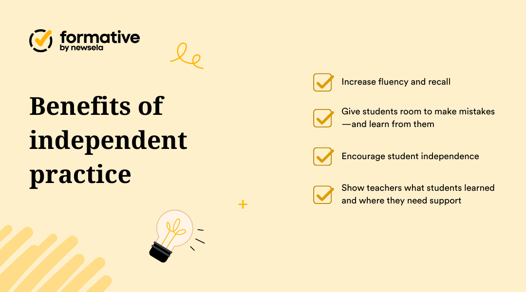 Benefits of independent practice