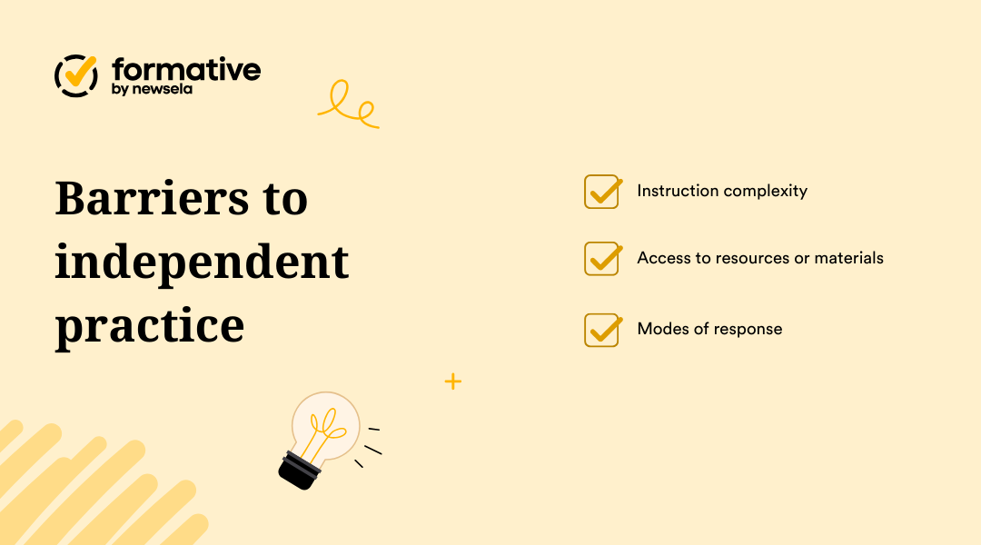 Barriers to independent practice