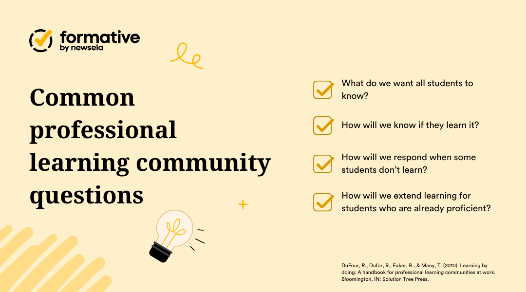 Common professional learning community questions