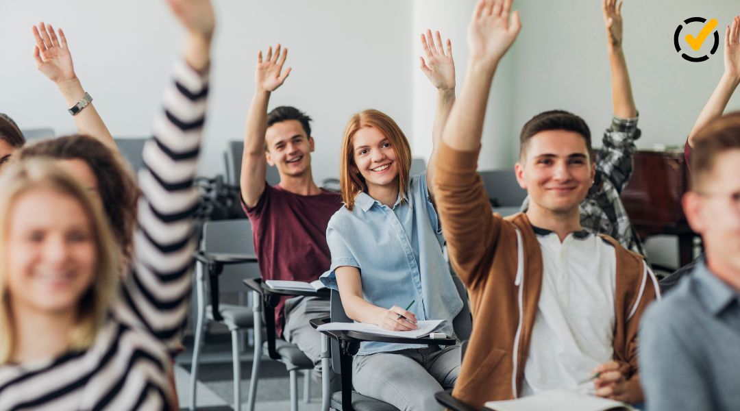 Uses keywords like "high school students" and "classroom," which help search engines categorize the blog's context.