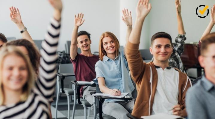 Uses keywords like "high school students" and "classroom," which help search engines categorize the blog's context.