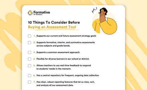 10 Things To Consider Before Buying an Assessment Tool Checklist