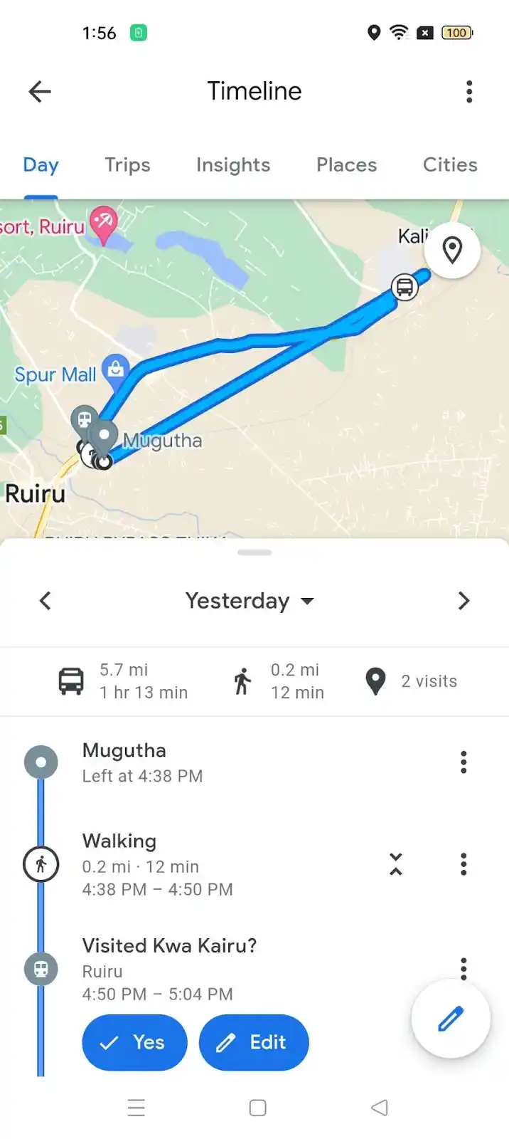 Google Maps Timeline Review