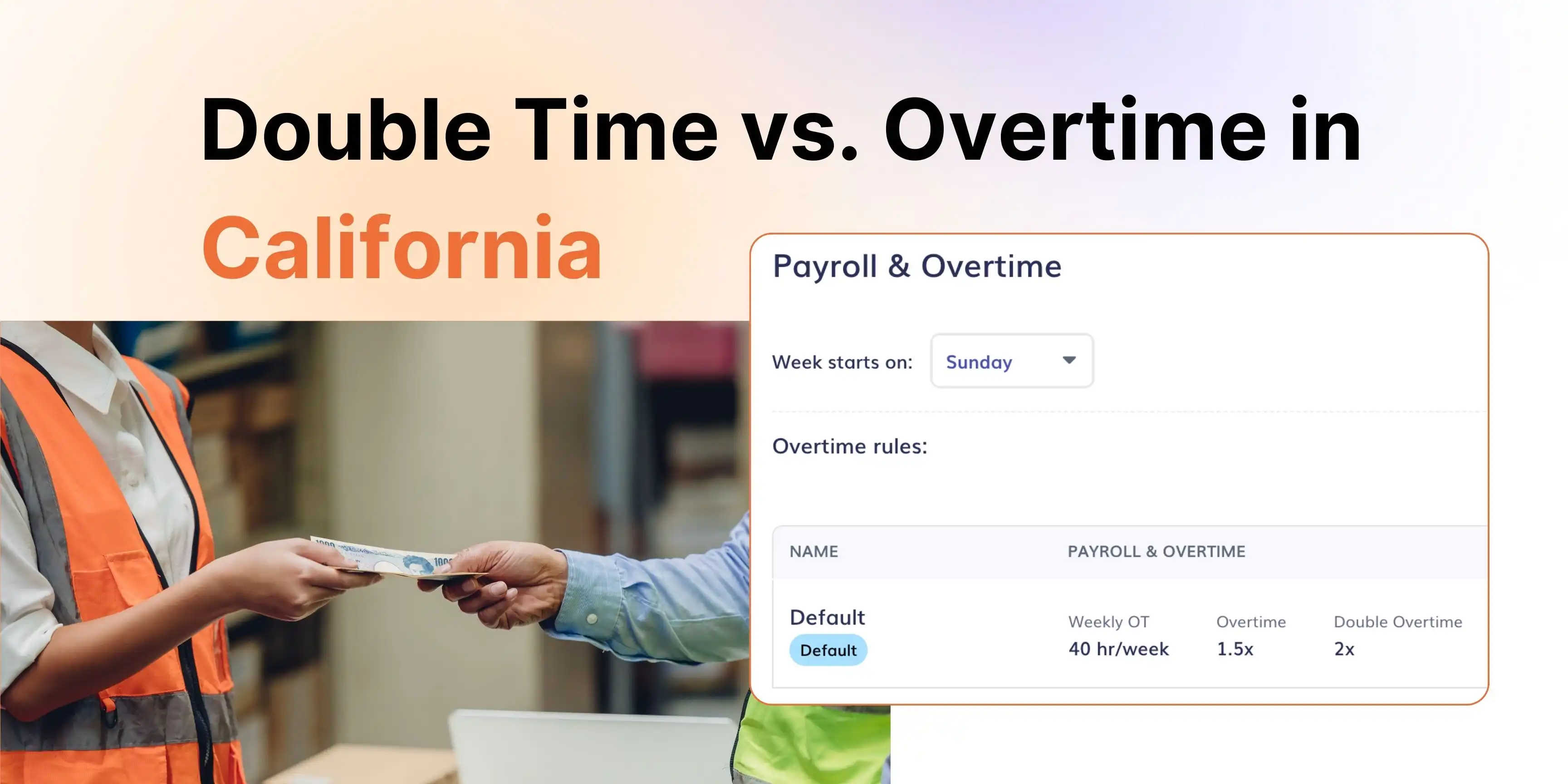Double Time in California vs. Overtime