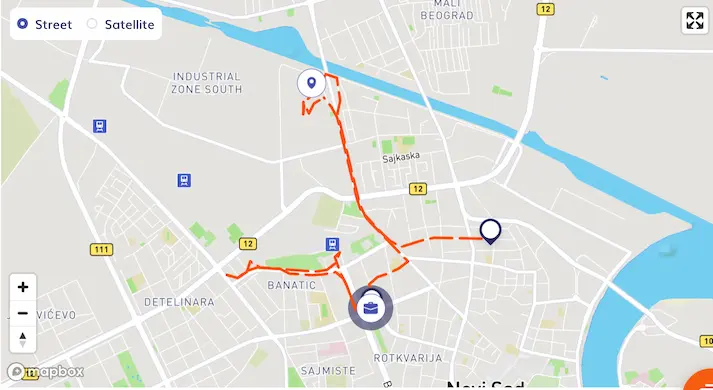 construction job sites tracking