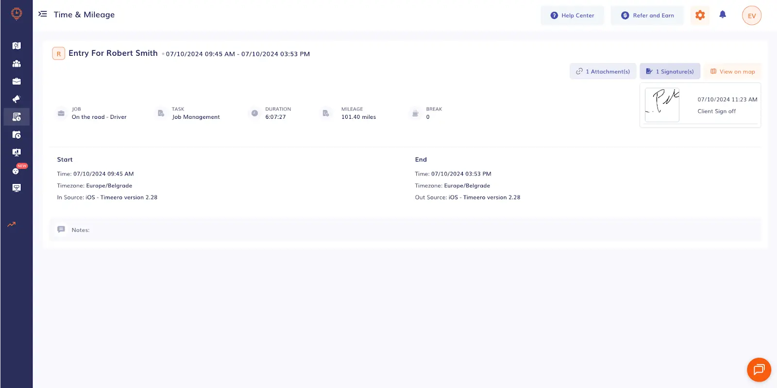 Avoid Client Disputes signature proof