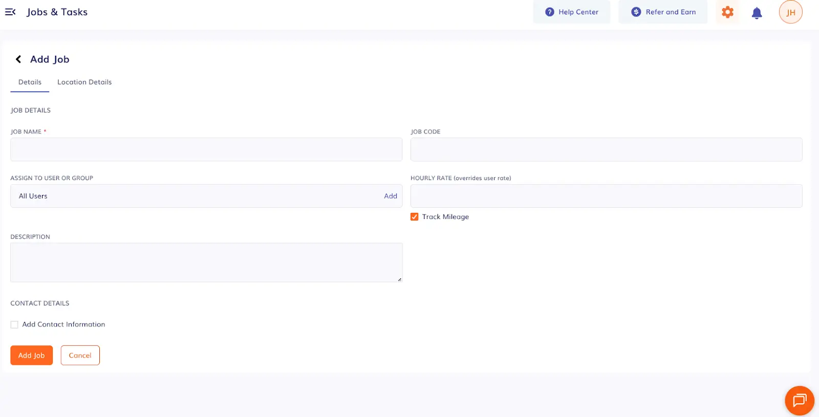 adding jobs and tasks