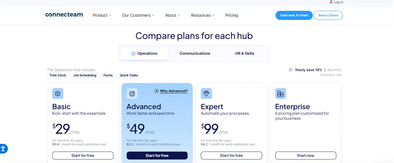 connecteam pricing 