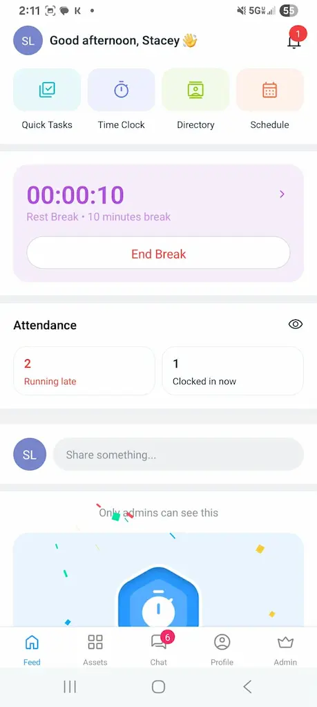 connecteam mobile time clock