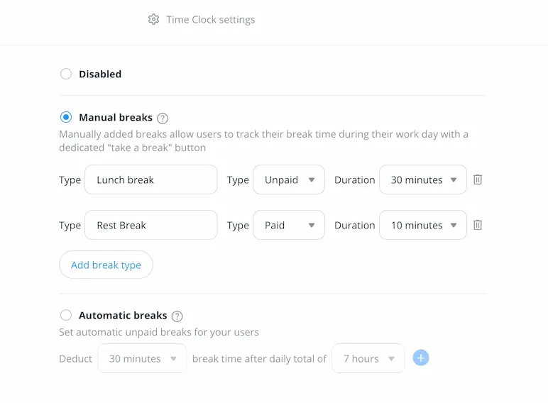 connectem break management