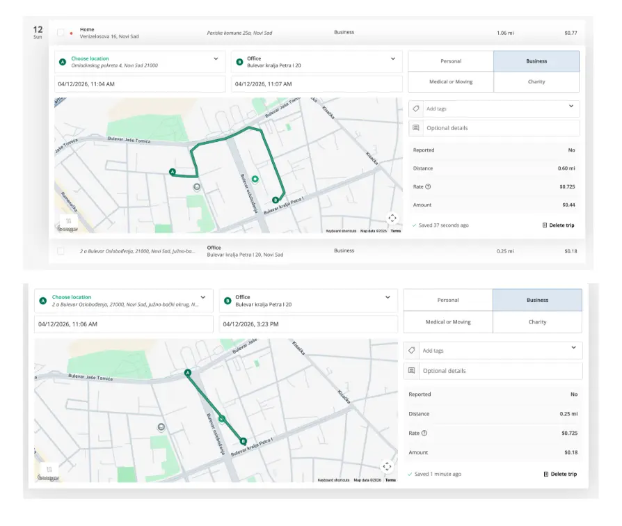 timeero vs driversnote testing